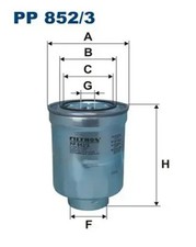 Kraftstofffilter Anschraubfilter PP 852/3 FILTRON für MITSUBISHI CITROËN PEUGEOT