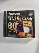 Memorex Recordable Music 2- CD-R 80 Min New Sealed Blank Media 