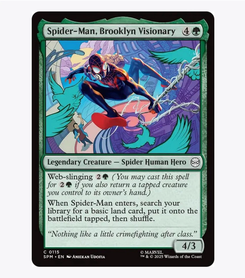 SPIDER-MAN MTG - Single Cards M0001 to L0198 - Complete Your Deck!! Magic - Image 2 of 4
