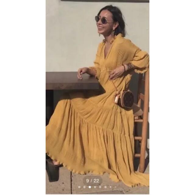 Ameri VINTAGE SHIRRING PLEATS DRESS - image 2