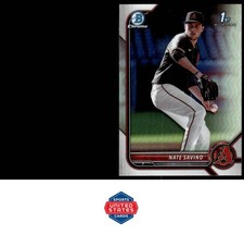 2022 Bowman Draft #BDC-163 Nate Savino Chrome Refractor