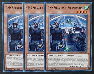 Spielset 3X: GMX TEAM DI SUPPRESSIONE auf Italienisch BLZD-IT091 Common YUGIOH