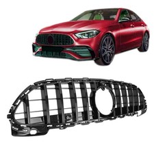 Premium Kühlergrill Sport Grill GT schwarz passt für Mercedes C-Klasse W206 S206