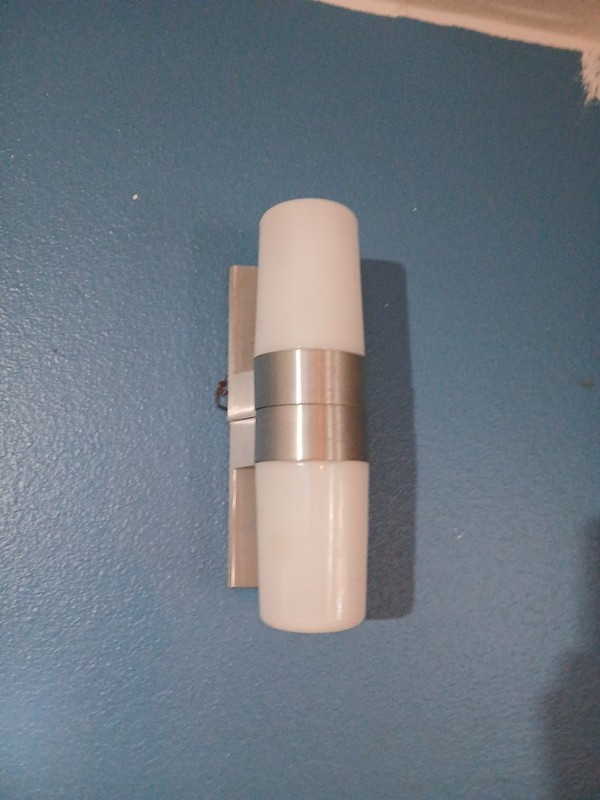  Vintage Prescolite MCM Atomic WB 2-2 Wall Sconce Porch /Bathroom Light
