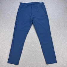 BYLT Everyday Pant 2.0 Mens 34 *Fits 32x30 Slim Fit Blue Taperd Stretch Commuter
