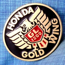 Honda Gold Wing GL1200 Promo Belt Buckle Touring Bike Vtg 80s InStyle .NOX289