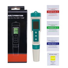 7 in 1 Digital Water Quality Tester PH ORP EC TDS Salt Temp Meter Pool Aquarium