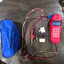 Harris TS25D Lineman's Butt Set Test Telephone Dialer w/ ABN & RJ11 Cords
