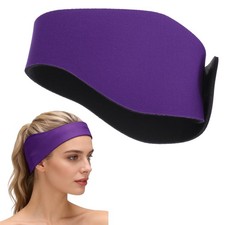 Swimming Ear Band Waterproof Ear Band L Neoprene Purple