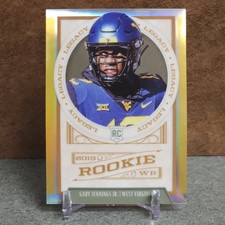 2019 Legacy #167 Gary Jennings Jr Rookie Card GOLD /25 West Virginia University