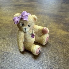 Cherished Teddies October Birthstone Bear Enesco 239852 1.5" Figurine