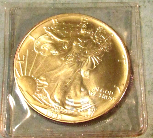 1993 American 1 oz SILVER EAGLE  .999 Fine Silver BU Bullion US Coin