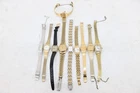 F x10 Ladies Rotary Quartz Wristwatches Inc Gold Tone, Not Tested Etc