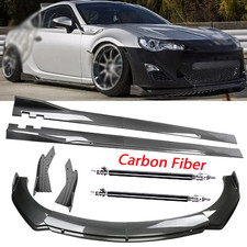 Carbon Fiber Front Bumper Lip Spoiler 86.6 Side Skirt For Scion Frs Fr-s