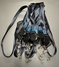black lanyards for id badges 13 Pack