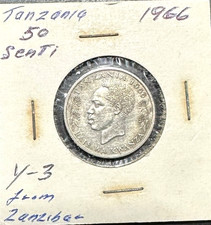 1966 TANZANIA 50 SENTI ADD TO YOUR COLLECTION