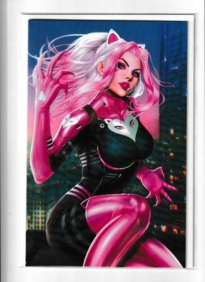 MISS MEOW 1 ARIEL DIAZ VIRGIN VARIANT EXCLUSIVE NM MERC PUBLISHING BLACK CAT LIK
