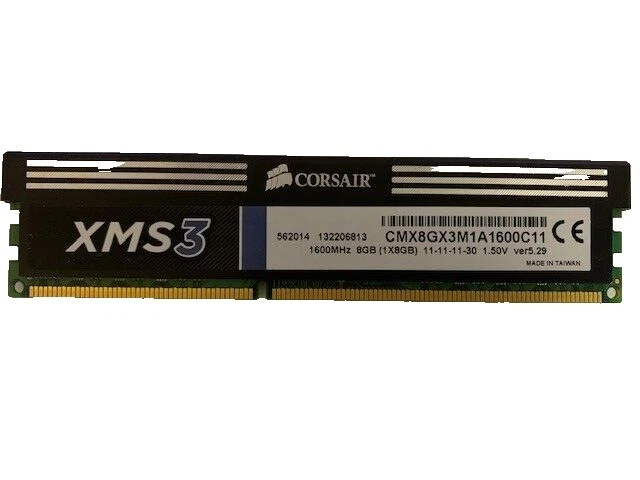 Memoria de computadora Corsair Dimm (Ram 8 GB de capacidad por módulo 1 módulo)