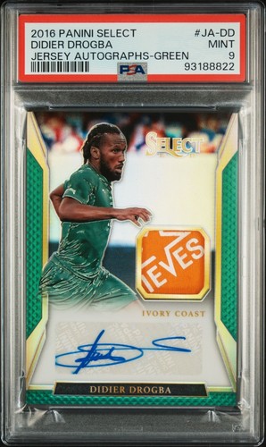 Didier Drogba #JA-DD 2016 Panini Select Jersey Autographs card
