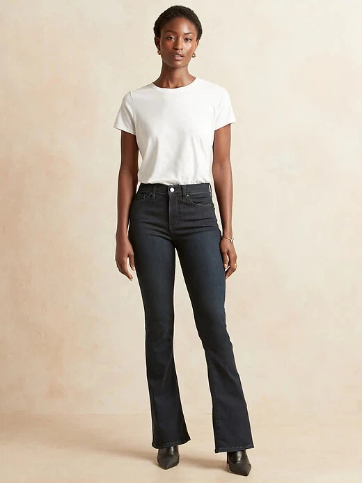Banana republic flare best sale jeans