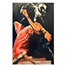 Art Canvas. Dancing Couple Canvas - Vintage Waltz Wall Decor 12 x 18in