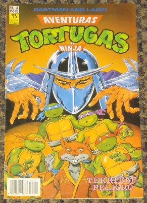 TEENAGE MUTANT TORTUGAS NINJA TURTLES #4 ZINCO SPANISH COMIC ARCHIE 1st APP TMNT