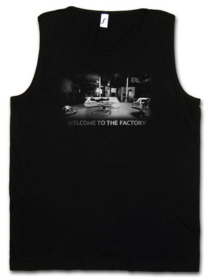 WELCOME TO THE FACTORY TANK TOP FITNESS - New York Andy Pop Art Picture Warhol