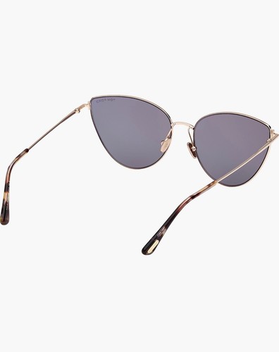 TOM FORD FT1005 Anais Shiny Pale Gold Sunglasses $510 MSRP - Picture 9 of 10
