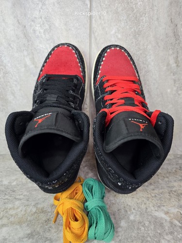 Air Jordan 1 Mid SE SiEMPRE FAMILIA "Día de los Muertos" Para hombres Talla 8 Raro - Imagen 7 de 10