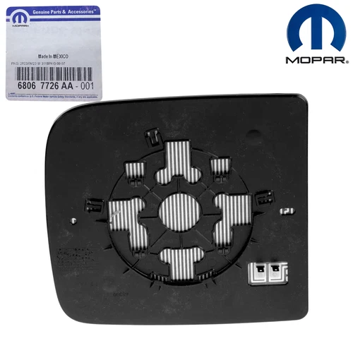 RH Passenger Mirror Glass for DODGE RAM 2010-2018 RAM 1500 2500 3500 OEM MOPAR