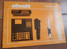 OLIVETTI DIVISUMMA 151PD - ISTRUZIONI D'USO