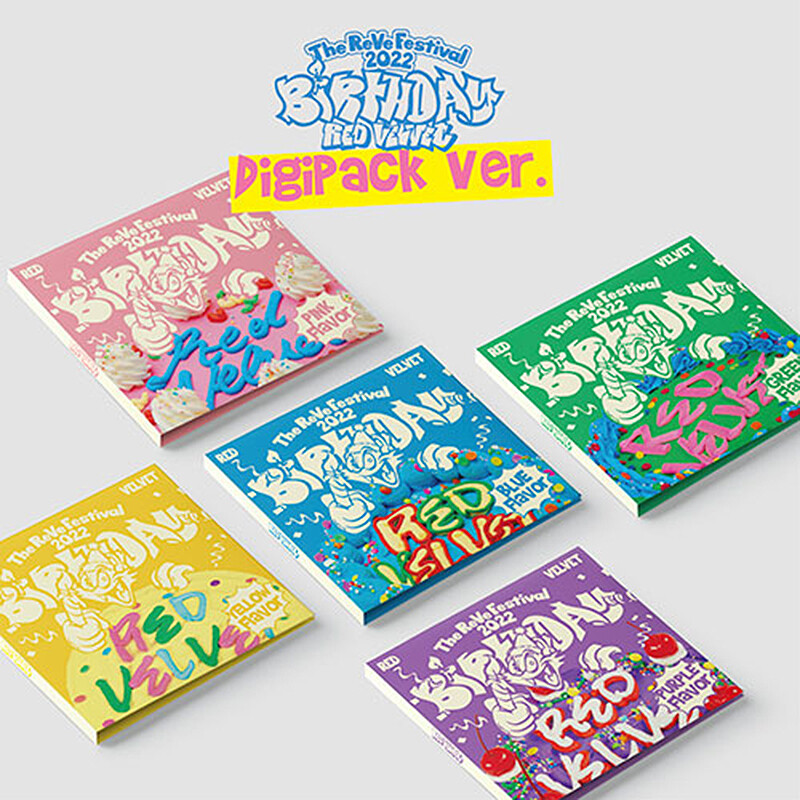 d*7様 Redvelvet CD トレカ まとめ売り セット RED VELVET THE REVE FESTIVAL 2022:BIRTHDAY Album DIGIPACK 5 Ver