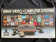 ATARI CX 2600 A in Box Game Console, Joy Sticks and Cords
