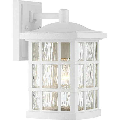 Quoizel SNN8408W 1-Light Stonington Outdoor Lantern in Fresco - Picture 1 of 7