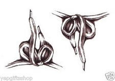 Temporary Hand-drawn Tattoos Knot Temporary Tattoo Love Knot Tattoos Set of 2 