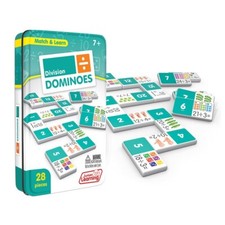 Junior Learning Division Match  Learn JL671 Dominoes 7 in Tin Box NEW