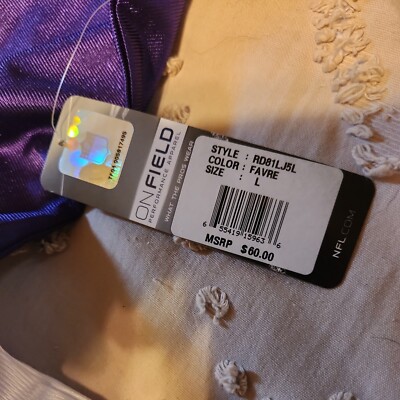 Reebok NFL Minnesota Vikings Favre 4 Purple Football Jersey #4