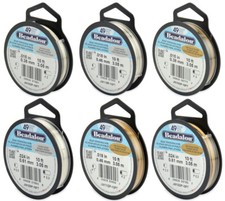 Beadalon  49 Strands Bead Stringing Wire Stainless Steel  Plated Colors