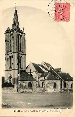 CPA AK CREIL Église St-Medard (375602)
