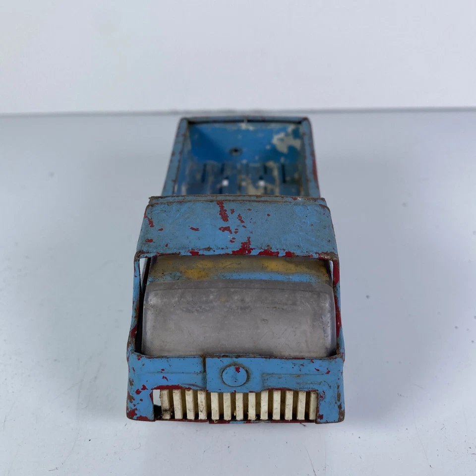 Mini gancho de cuerda de camión grúa azul Tiny Tonka de colección años 70 EE. UU. 5" NO COMPLETO Foto 2 de 4