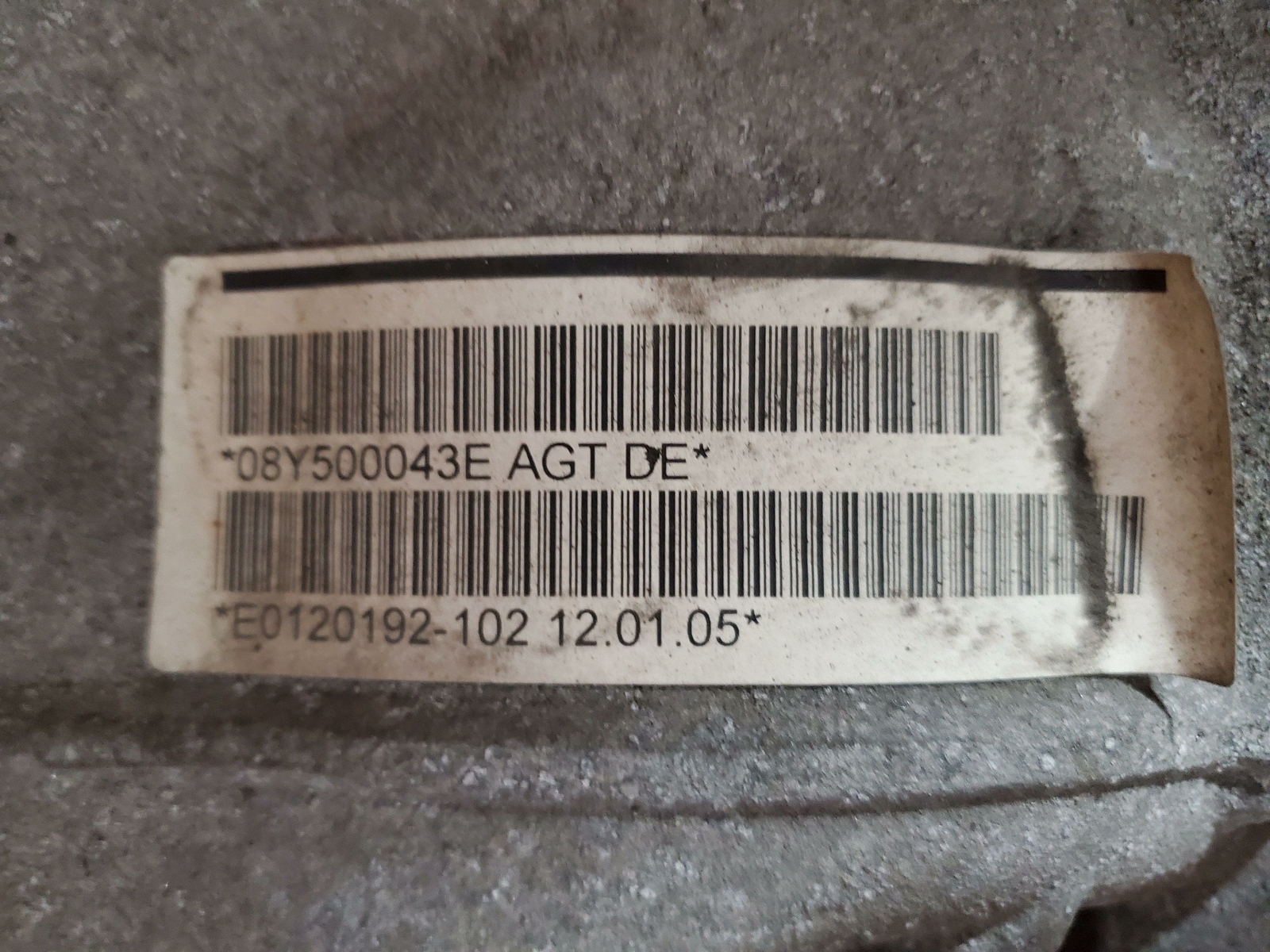 REAR DIFFERENTIAL 2005 BENTLEY CONTINENTAL GT WITH 80,002 MILES 08Y50043E
