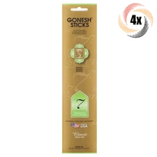 4x Packs Gonesh Incense Sticks #7 Perfumes Of Earthly Wonders | 20 Sticks Each