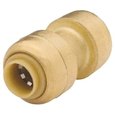 Sharkbite Straight Coupling 1/4" X 1/4" PEX/CPVC/PE-RT or Copper Push To Connect