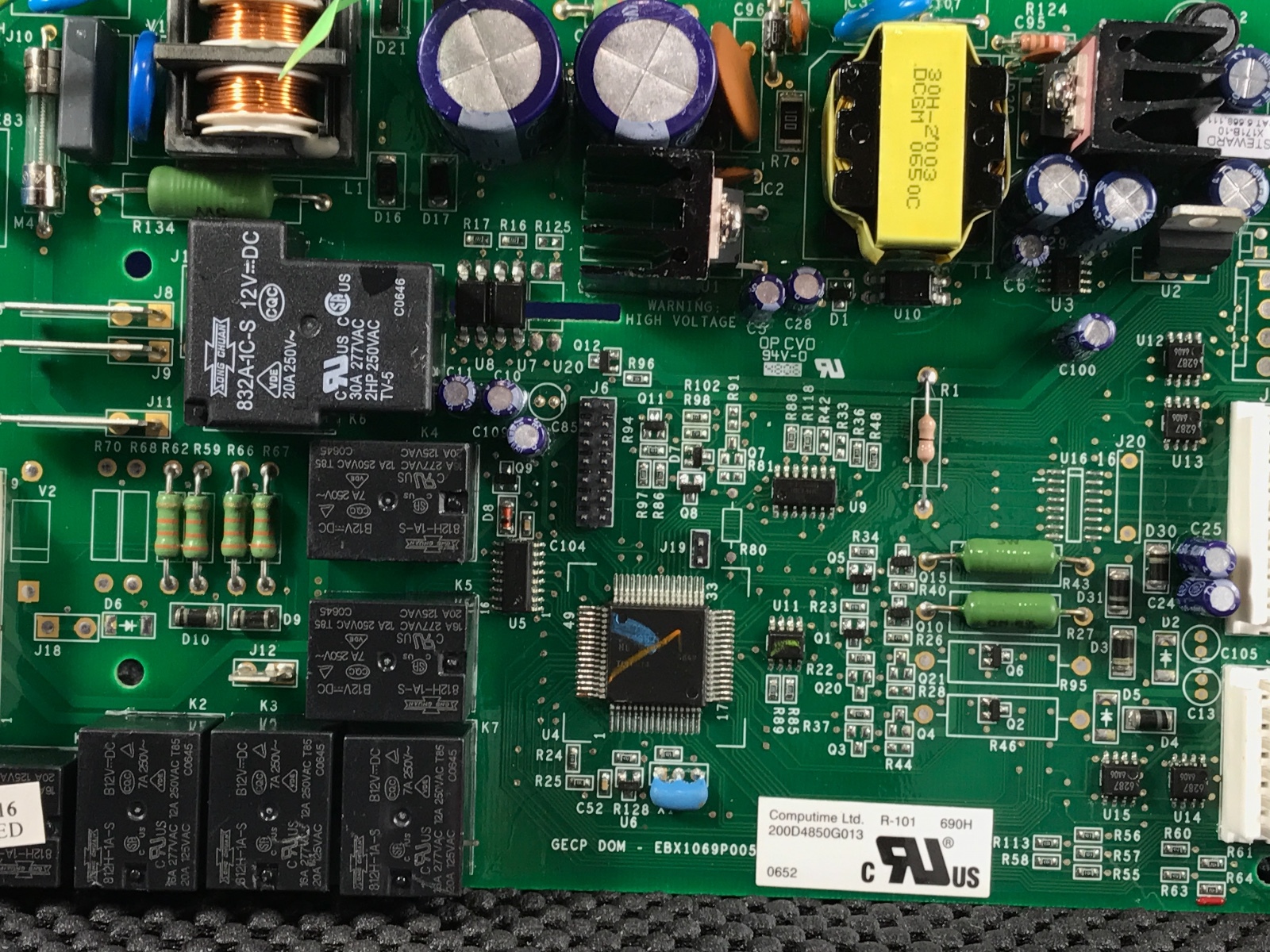 GE Main Control Board FOR GE REFRIGERATOR 200D4850G013 / WR55X10552