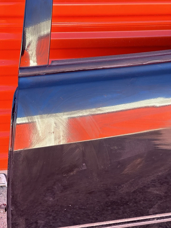 Conjunto de carcasa de puerta trasera izquierda lado conductor OEM Lexus IS300 2001-2005 negro ónix Foto 2 de 4