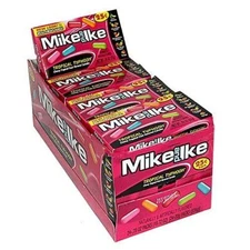 Mike and Ike Tropical Typhoon Chewy Candies - Case of 24