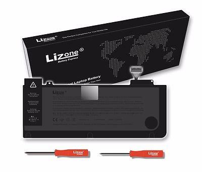 Lizone Laptop Battery for Apple MacBook Pro 13 inch A1322 A1278 Early Mid Late