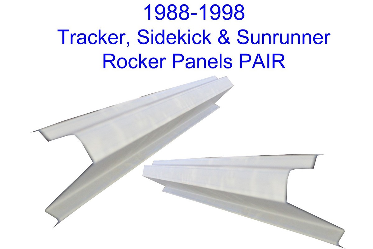 エスクード sidekick geotracker ロッカーパネル 1989-1998 SUZUKI SIDEKICK GEO TRACKER ROCKER PANELS 2DOOR PAIR