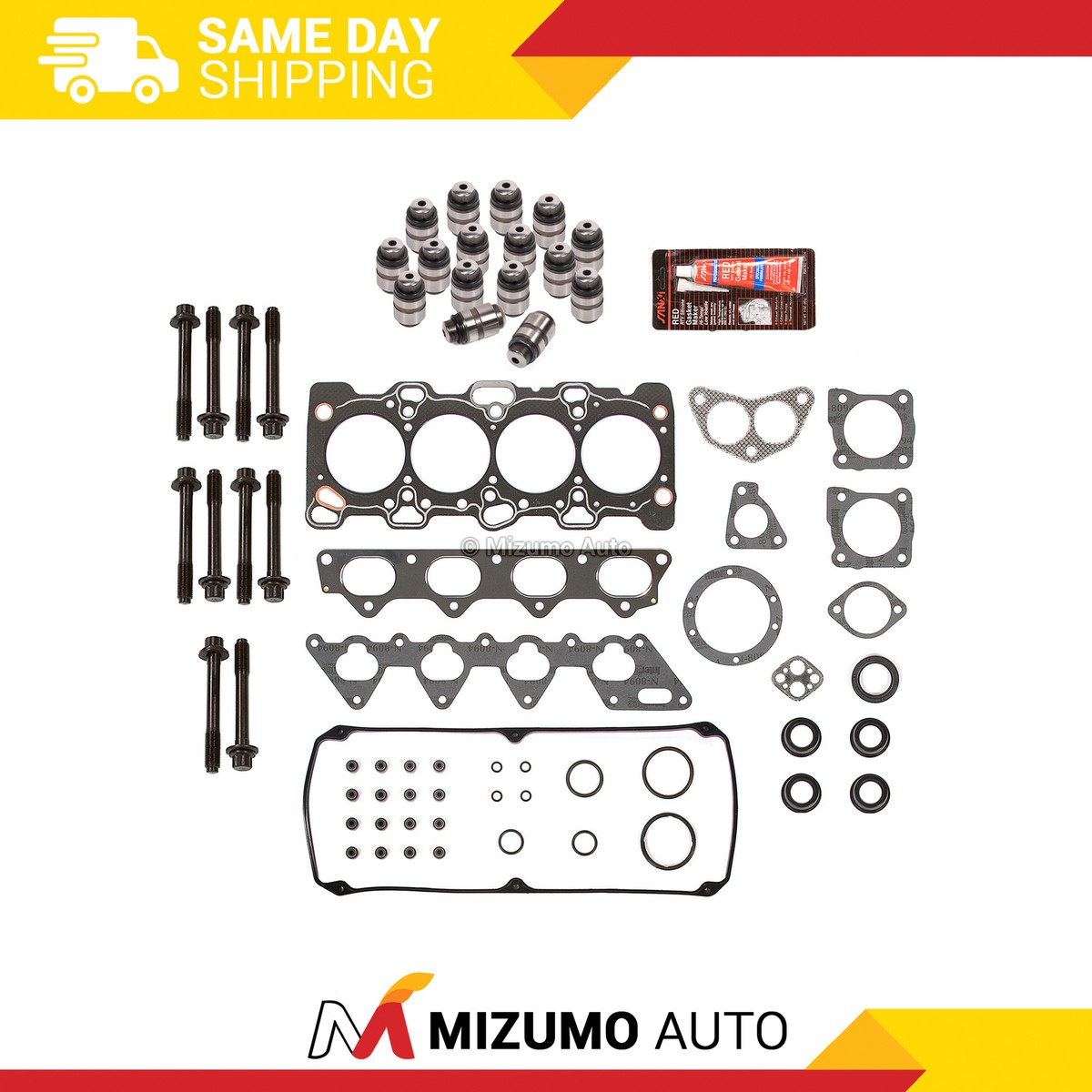 Head Gasket Set Bolts Lifters Fit 93-99 Mitsubishi Eagle Plymouth