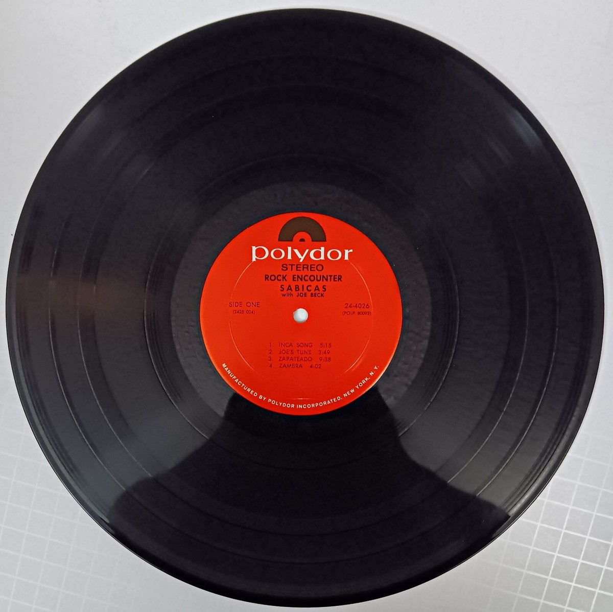 Sabicas w/ Joe Beck - Rock Encounter - 1970 Vinyl LP - Rock